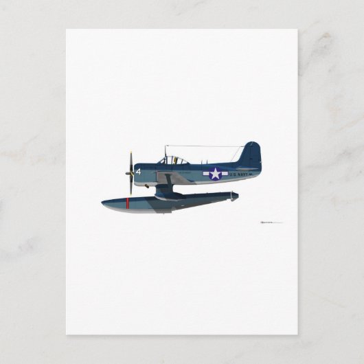 Curtiss SC-1 Seahawk Briefkaart (Voorkant)