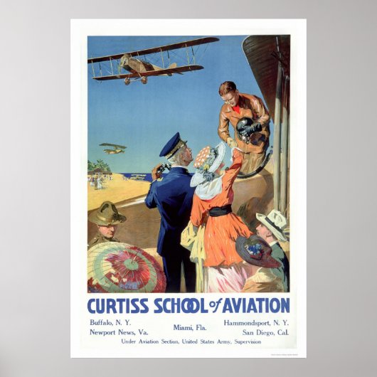 Curtiss School of Aviation (US02053) Poster (Voorkant)