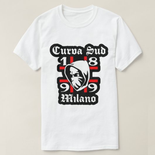 Curva Sud Milano T-shirt (Design voorkant)