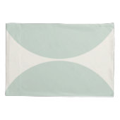 Curvateminimalisme - Sage Green Kussensloop (Achterkant)