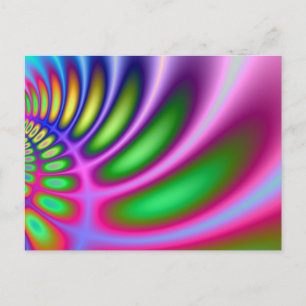 Curvature van kleuren briefkaart