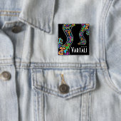 Curve Appeal Vartali Square Button (In situ)