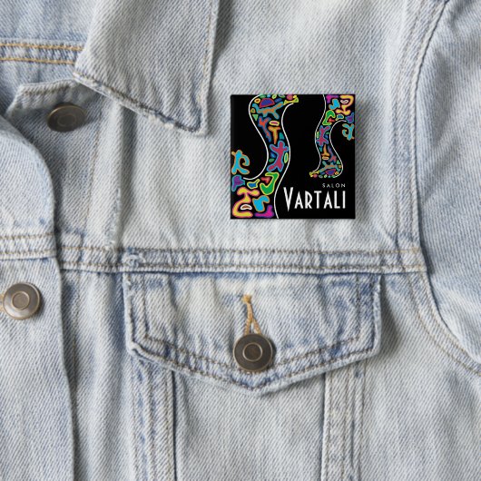 Curve Appeal Vartali Square Button (In situ)