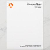 Curve Ball - Oranje Briefhoofd Ontwerp (Voorkant)