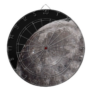 Curve van de Moon Astronomy Afbeelding Dart Board Dartbord