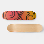Curved Line Skateboard (Horizontaal)