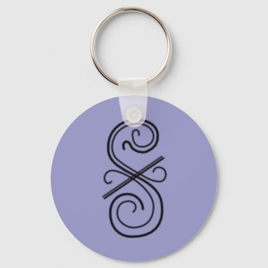 Curved Line Sleutelhanger (Voorkant)