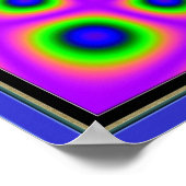 Curved Space en Floating Wereldbol Poster (Hoek)