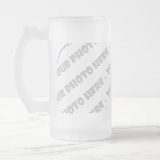 Curven Foto van Stein - Creëer uw eigen Matglas Bierpul (Links)