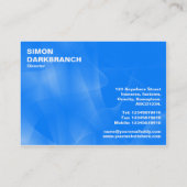 Curven II Blauw Visitekaartje (Achterkant)