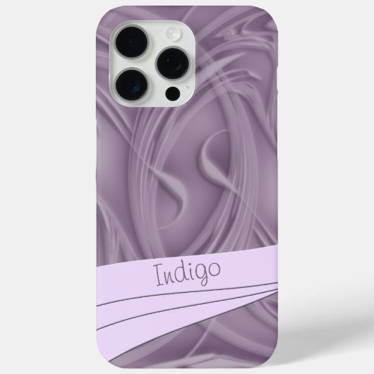 Curven over Paars kunstwerk Case-Mate iPhone Case (Achterkant)