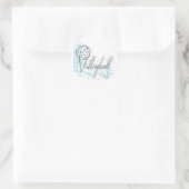 Curven Ronde Sticker (Tas)
