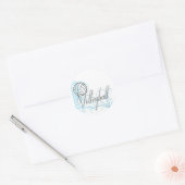 Curven Ronde Sticker (Envelop)