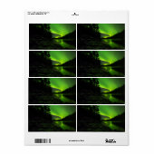 Curving Aurora Etiket (Full Sheet)