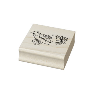 Curvy Fish I Rubberstempel