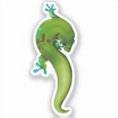 Curvy Gecko Sticker (Voorkant)