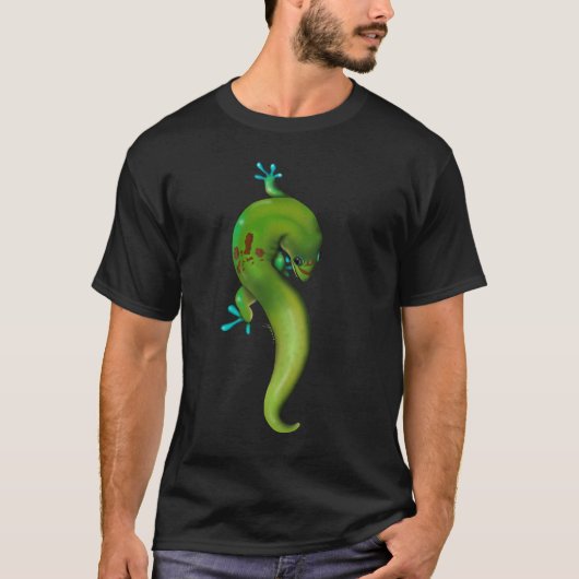 Curvy Gecko T-shirt (Voorkant)