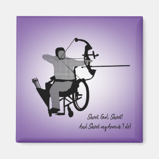 Curvy Girl Muslim Archer Magnet Magneet