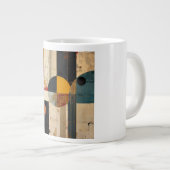 Curvy Post-Modern Sculptural Form Art Extra Grote Beker (Voorkant rechts)