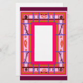 Curvy Pset Stationery Briefpapier (Voorkant / Achterkant)