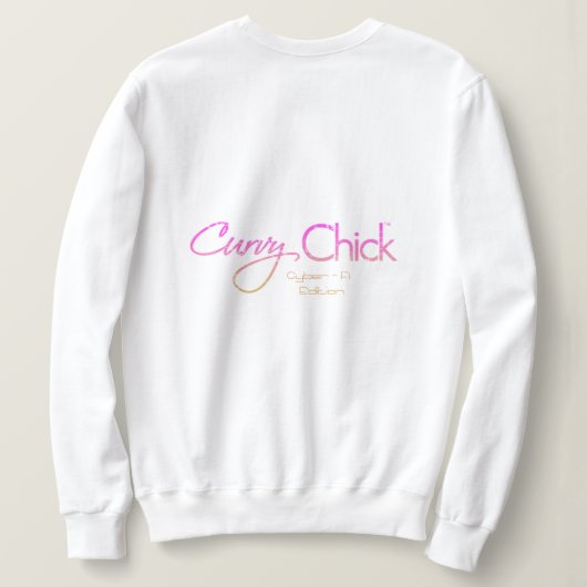 Curvy Sci-Fi Chick Trui (Design achterkant)