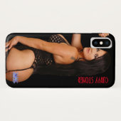 CURVY STONER iPHONE X HOESJE (Achterkant (horizontaal))