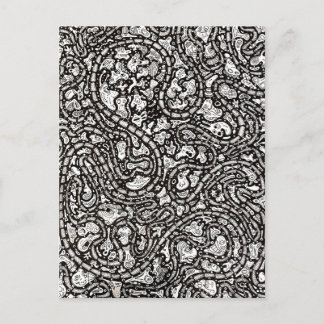 Curvy Twisty Cartoon Weird Faces Design Briefkaart