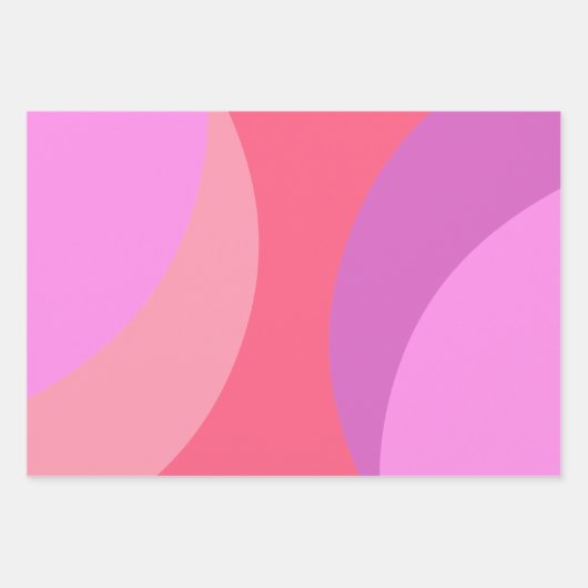 Curvy Wave in Lavendel Set van Wrapping Paper (Voorkant 2)