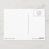 Curvy-weg naar een briefkaart van bestemming (Achterkant)