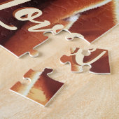 Curvy zwarte vrouw Herfst Bliss Legpuzzel (Zijkant)