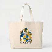 Cusack Family Crest Grote Tote Bag (Voorkant)