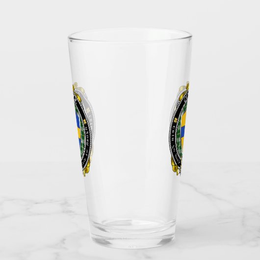 Cusack Irish Shield Beer Glass Glas (Links)