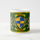 Cusack Irish Shield & Griffins Extra Grote Beker (Voorkant)