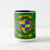 Cusack Irish Shield & Griffins Tweekleurige Koffiemok (Center)