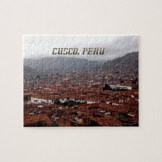 Cusco City Skyline Peru Legpuzzel (Horizontaal)