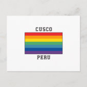 Cusco, de Vlag van Peru Briefkaart (Voorkant)
