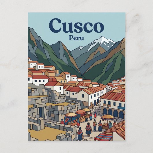 Cusco Peru Briefkaart (Voorkant)