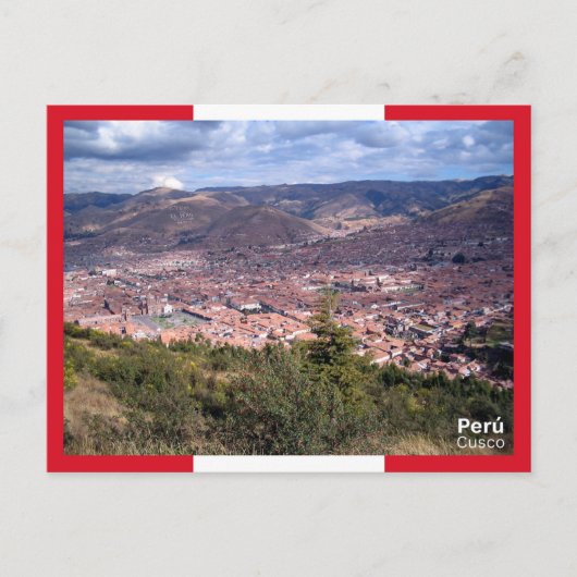 Cusco - Peru Briefkaart (Voorkant)