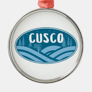 Cusco Peru Buitenactiviteiten Metalen Ornament