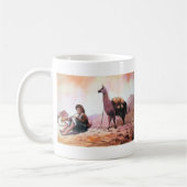 Cusco Peru Llama Afbeelding Koffiemok (Links)