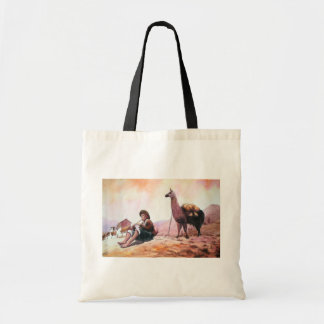 Cusco Peru Llama Afbeelding Tote Bag