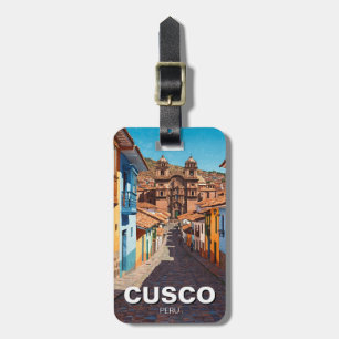 Cusco Peru Reizen Bagagelabel