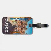 Cusco Peru Reizen Bagagelabel (Achterkant horizontaal)