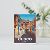 Cusco Peru Reizen Briefkaart (Staand voorkant)