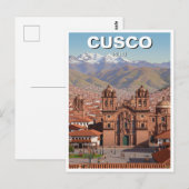 Cusco Peru Reizen Briefkaart (Voorkant / Achterkant)