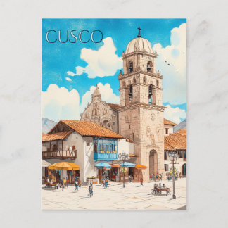 Cusco Peru Reizen Briefkaart
