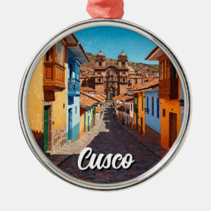Cusco Peru Reizen Metalen Ornament