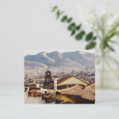Cusco Skyline sur carte postale (Debout devant)