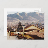 Cusco Skyline sur carte postale (Devant / Derrière)