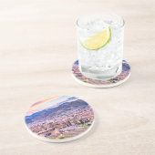 Cusco Zandsteen Onderzetter (Zijkant)